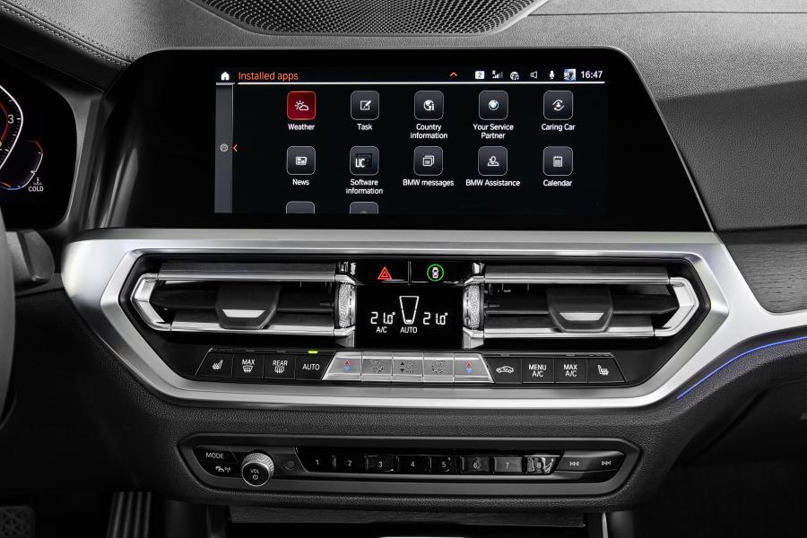Детали интерьера BMW 320d Sport Line (G20) 2019 года  (WW) (фото 292 из 311)